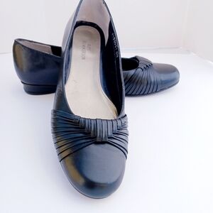 ROS HOMMERSON leather flats size 8N black Quality
